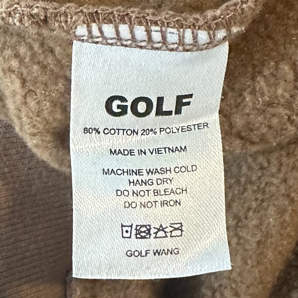 Men's GOLF WANG Brown Nova Crewneck Midweight Sweatshirt - Size XL - Picture 14 of 14